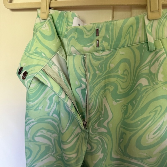 House Of Sunny Paradise Party Flare Leg Pants Green Size 2 - Picture 13 of 16